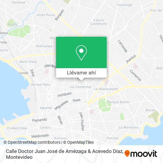Mapa de Calle Doctor Juan José de Amézaga & Acevedo Díaz