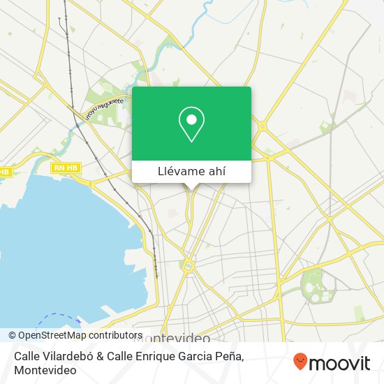 Mapa de Calle Vilardebó & Calle Enrique Garcia Peña