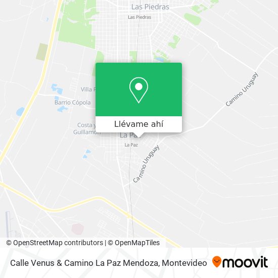 Mapa de Calle Venus & Camino La Paz Mendoza