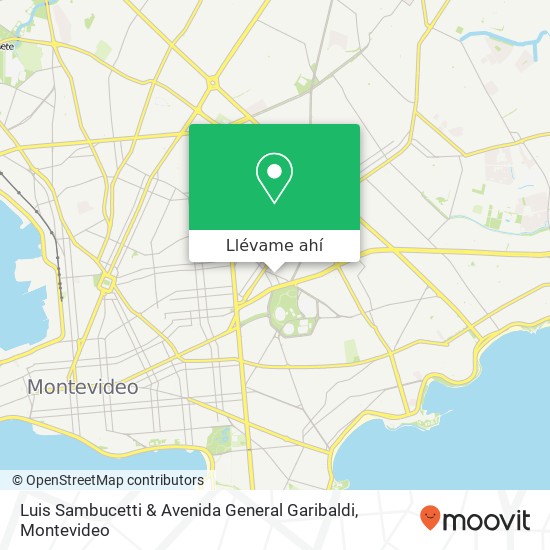Mapa de Luis Sambucetti & Avenida General Garibaldi