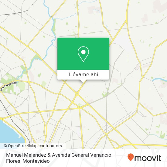 Mapa de Manuel Melendez & Avenida General Venancio Flores
