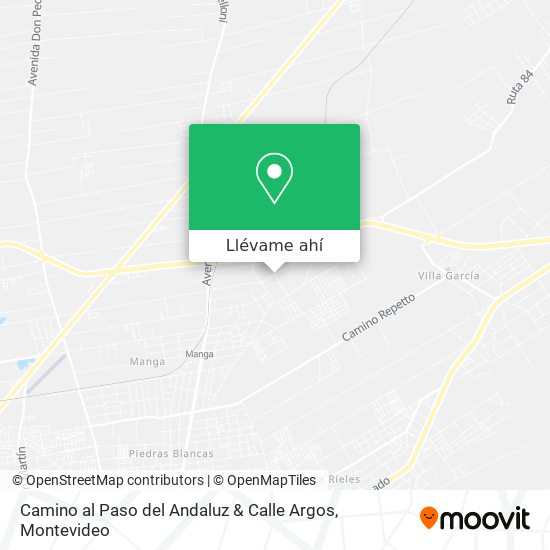 Mapa de Camino al Paso del Andaluz & Calle Argos