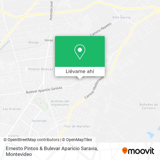 Mapa de Ernesto Pintos & Bulevar Aparicio Saravia