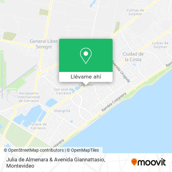 Mapa de Julia de Almenara & Avenida Giannattasio