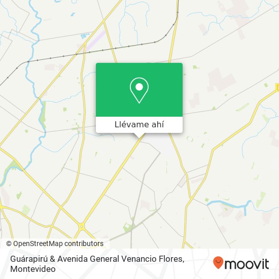 Mapa de Guárapirú & Avenida General Venancio Flores