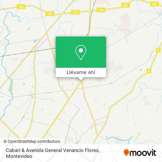 Mapa de Cabari & Avenida General Venancio Flores