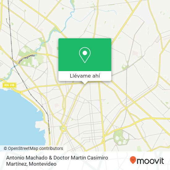 Mapa de Antonio Machado & Doctor Martín Casimiro Martínez