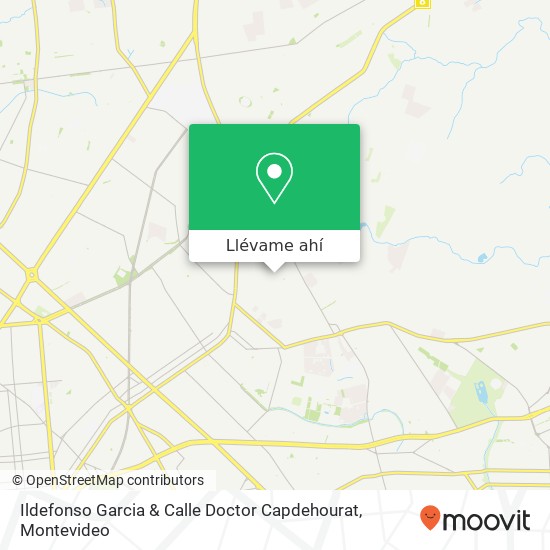 Mapa de Ildefonso Garcia & Calle Doctor Capdehourat