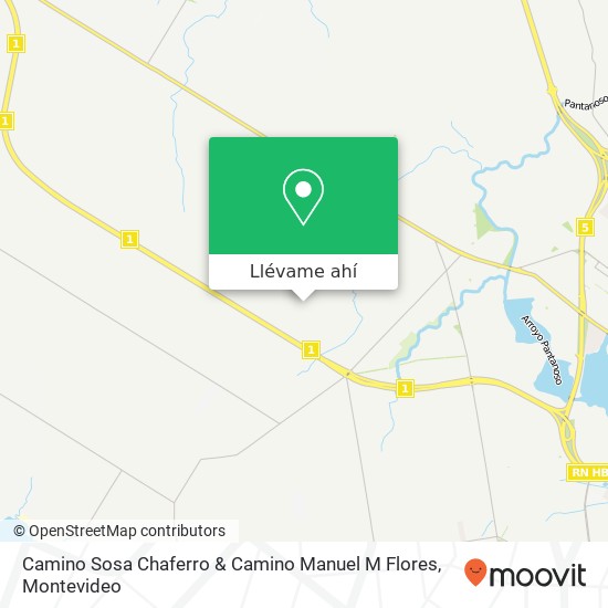 Mapa de Camino Sosa Chaferro & Camino Manuel M Flores