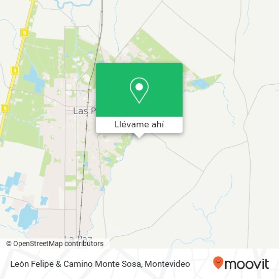 Mapa de León Felipe & Camino Monte Sosa