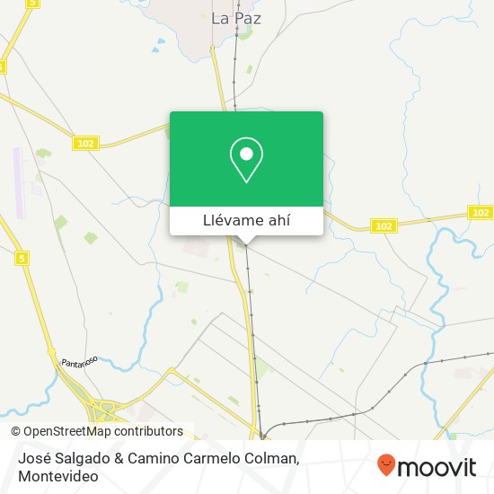 Mapa de José Salgado & Camino Carmelo Colman