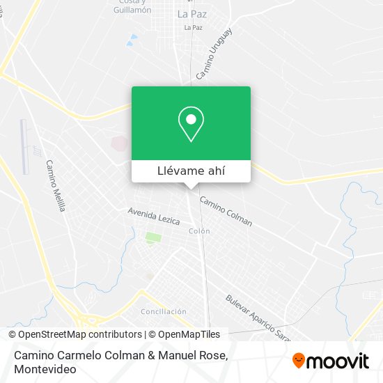 Mapa de Camino Carmelo Colman & Manuel Rose