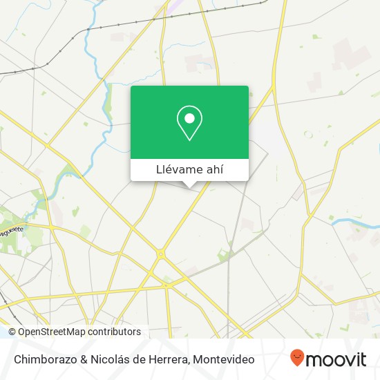 Mapa de Chimborazo & Nicolás de Herrera