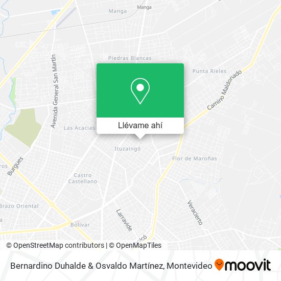 Mapa de Bernardino Duhalde & Osvaldo Martínez