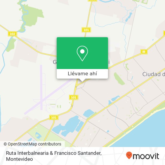 Mapa de Ruta Interbalnearia & Francisco Santander