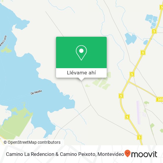 Mapa de Camino La Redencion & Camino Peixoto