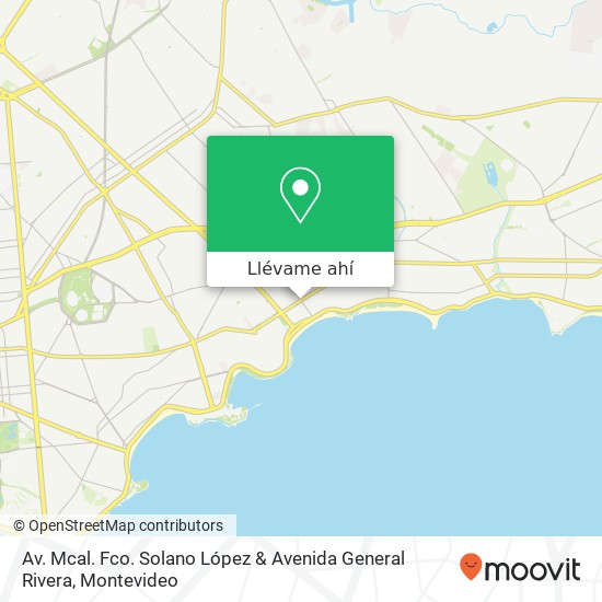 Mapa de Av. Mcal. Fco. Solano López & Avenida General Rivera