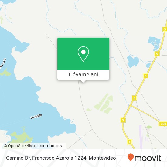 Mapa de Camino Dr. Francisco Azarola 1224