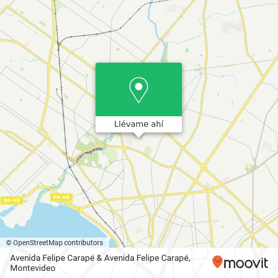 Mapa de Avenida Felipe Carapé & Avenida Felipe Carapé
