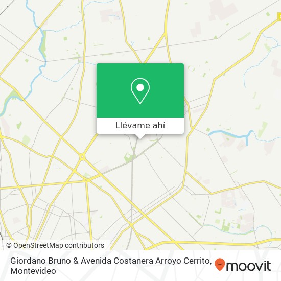 Mapa de Giordano Bruno & Avenida Costanera Arroyo Cerrito
