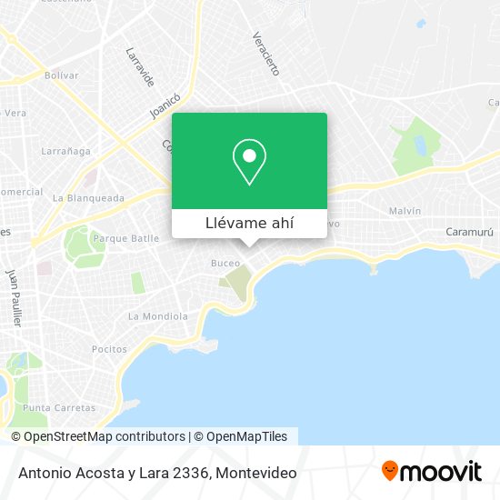 Mapa de Antonio Acosta y Lara 2336