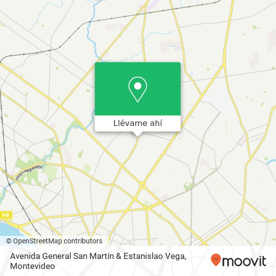 Mapa de Avenida General San Martín & Estanislao Vega