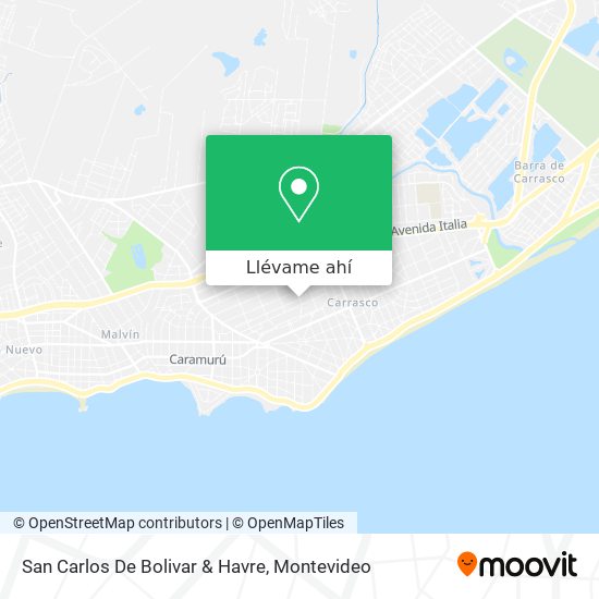 Mapa de San Carlos De Bolivar & Havre