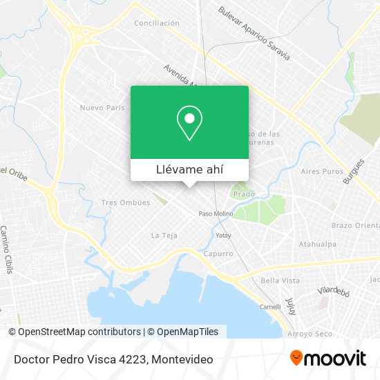 Mapa de Doctor Pedro Visca 4223