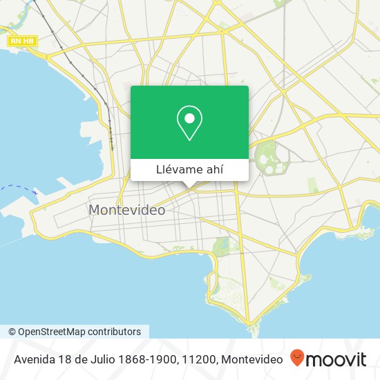 Mapa de Avenida 18 de Julio 1868-1900, 11200