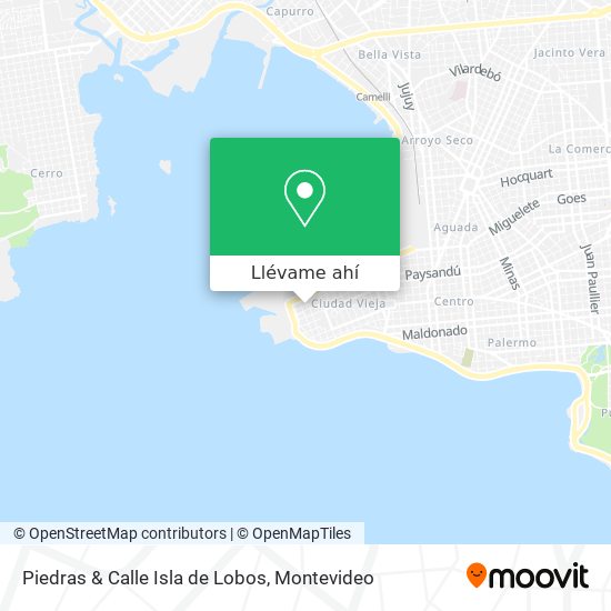 Mapa de Piedras & Calle Isla de Lobos
