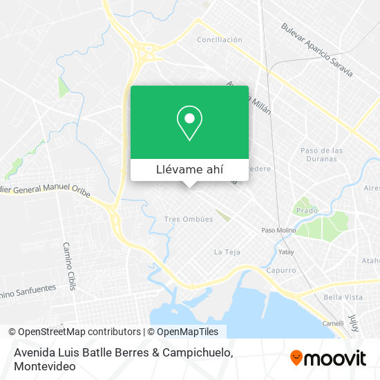 Mapa de Avenida Luis Batlle Berres & Campichuelo