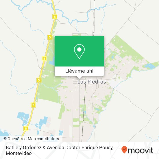 Mapa de Batlle y Ordóñez & Avenida Doctor Enrique Pouey