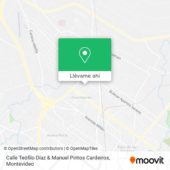 Mapa de Calle Teófilo Díaz & Manuel Pintos Cardeiros