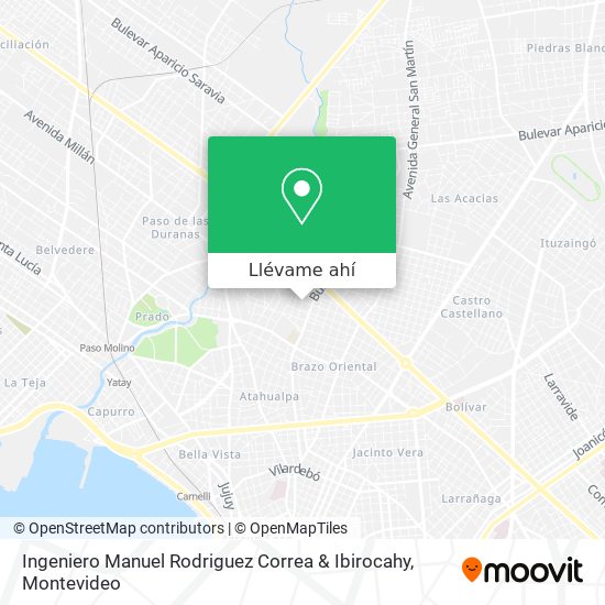 Mapa de Ingeniero Manuel Rodriguez Correa & Ibirocahy