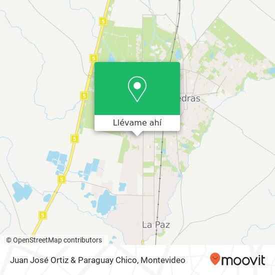 Mapa de Juan José Ortiz & Paraguay Chico