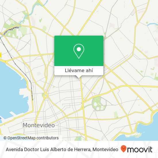 Mapa de Avenida Doctor Luis Alberto de Herrera