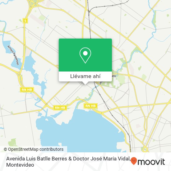 Mapa de Avenida Luis Batlle Berres & Doctor José María Vidal
