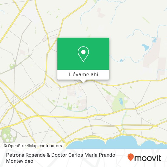 Mapa de Petrona Rosende & Doctor Carlos María Prando