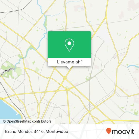 Mapa de Bruno Méndez 3416
