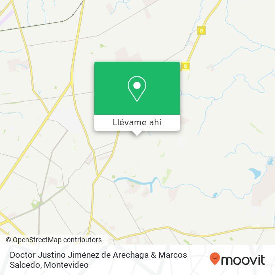 Mapa de Doctor Justino Jiménez de Arechaga & Marcos Salcedo