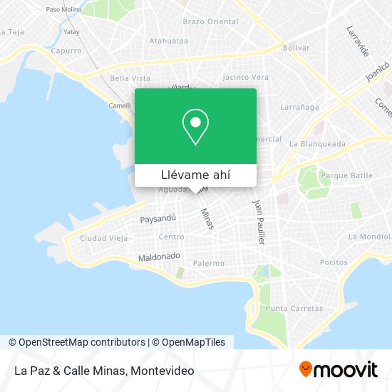 Mapa de La Paz & Calle Minas
