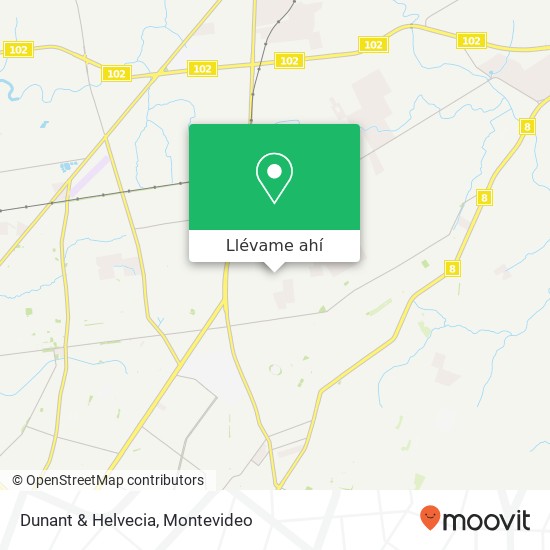 Mapa de Dunant & Helvecia