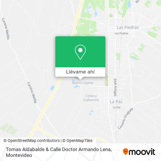 Mapa de Tomas Aldabalde & Calle Doctor Armando Lena
