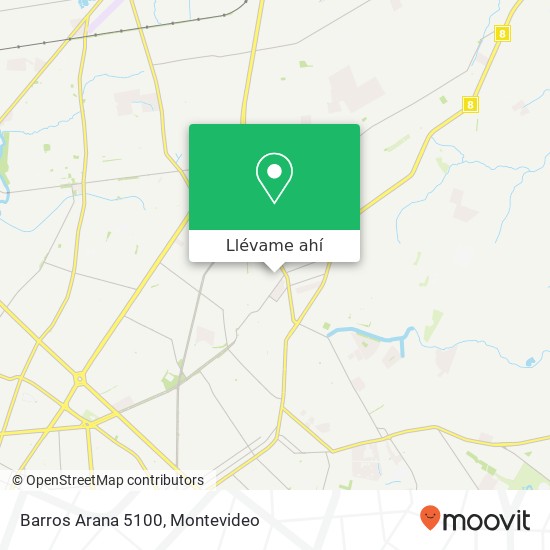 Mapa de Barros Arana 5100