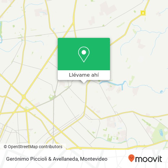 Mapa de Gerónimo Piccioli & Avellaneda