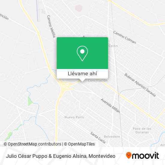 Mapa de Julio César Puppo & Eugenio Alsina