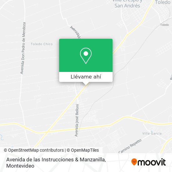 Mapa de Avenida de las Instrucciones & Manzanilla