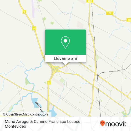 Mapa de Mario Arregui & Camino Francisco Lecocq