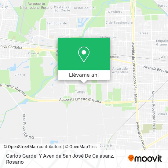 Mapa de Carlos Gardel Y Avenida San José De Calasanz