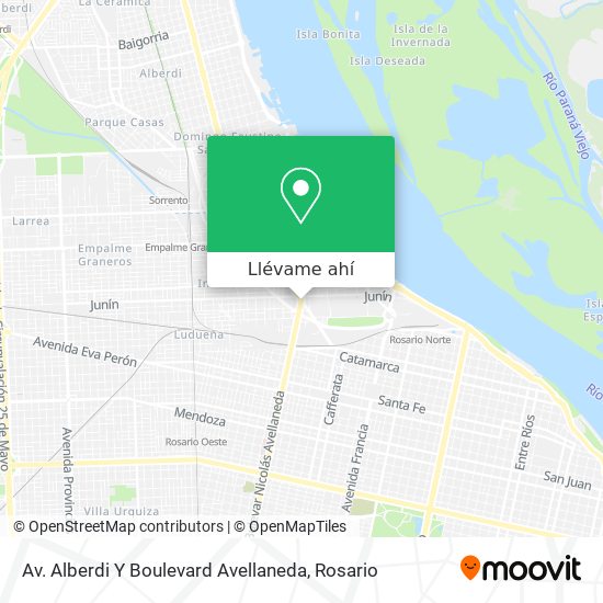 Mapa de Av. Alberdi Y Boulevard Avellaneda